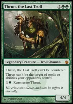 MTG - Thrun, the Last Troll - Mirrodin Besieged - Light Play - Normal - Image 1
