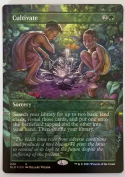 Cultivate Borderless FOIL Secret Lair MTG Pack Fresh Unplayed - Image 1