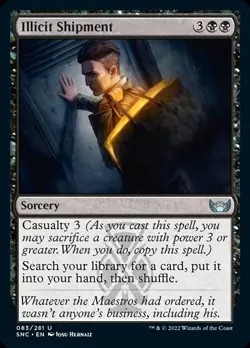 ILLICIT SHIPMENT X4 (ONE IS FOIL!) *STREETS OF NEW CAPENNA* - Image 1