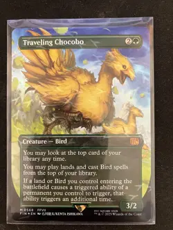 Traveling Chocobo (Borderless) (Chocobo Track Foil) Final Fantasy Foil - Image 1
