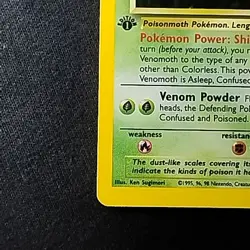 Pokemon TCG Venomoth Jungle 13/64 1st Edition Holo Rare LP+ - Image 5