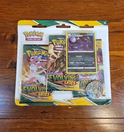 Pokemon Sword & Shield Evolving Skies 3 Pack Blister Umbreon Promo Sealed And 🚀 - Image 1