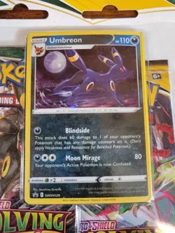 Pokemon Sword & Shield Evolving Skies 3 Pack Blister Umbreon Promo Sealed And 🚀 - Image 2