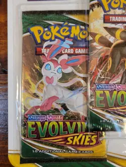Pokemon Sword & Shield Evolving Skies 3 Pack Blister Umbreon Promo Sealed And 🚀 - Image 5