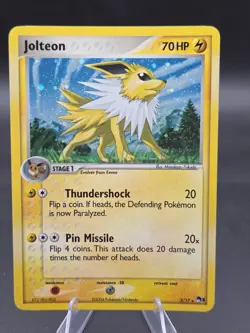 Pokemon TCG Jolteon 3/17 Pop Series 3 Ultra Rare Holo MP/LP - Image 1