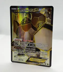 Pokemon TCG Regirock EX 43a/124 Alt Art XY Premium Trainer Collection Promo TCG - Image 1