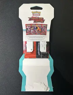 3 Scarlet & Violet Destined Rivals Booster Packs OPENED & EMPTY Pokemon Artwork - Image 4