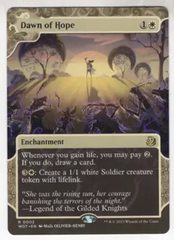 MTG Wilds Of Eldraine Enchanting Tales Card #2 Dawn of Hope - Image 1