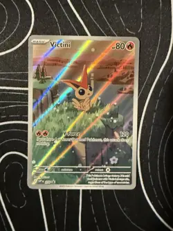 Pokemon TCG Victini Full Art Holo Black Star Promo Card 208 Nm - Image 1