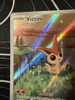 Pokemon TCG Victini Full Art Holo Black Star Promo Card 208 Nm - Image 2