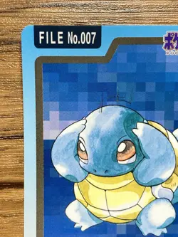 Pokemon Carddass Card Squirtle File No.7 Bandai Pocket Monsters 1997 Japan - Image 3