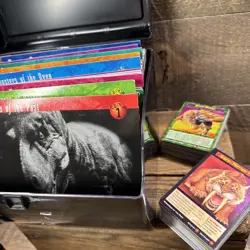 Weird & Wild Creatures Box Set Large & Small Trading Cards Monsters With Case - Image 1