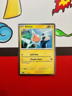 070/198 ROTOM REVERSE HOLO SCARLET & VIOLET POKEMON CARD - Image 2