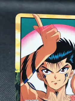 Yusuke Urameshi YuYu Hakusho Card TCG BANDAI Made In JAPAN 1995 Anime No.5 - Image 2