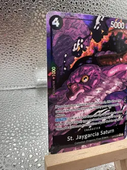 St. Jaygarcia Saturn OP13-083 Alt Art Carrying On His Will One Piece Card - Image 2