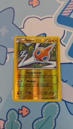Pokemon TCG Card Rotom 24/124 Reverse Holo XY Fates Collide NM - Image 1