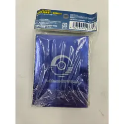 2002 Pokemon Card Game Sleeves Pale Blue Pokeball 60 Count Made in Japan - Image 1