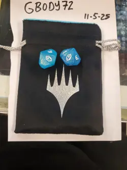 Magic: the Gathering Final Fantasy Prerelease Promo Dice & Dice Bag - Image 1