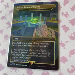 MTG Master Emerald Shrine - Command Tower (7030) (Rainbow Foil) Secret Lair Drop - Image 2