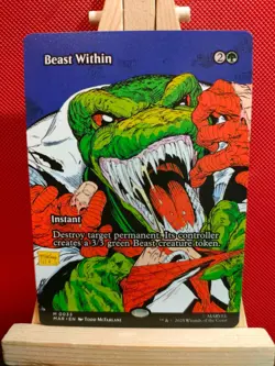 Beast Within (Borderless) - Marvel's Spider-Man - Mythic - NM - MTG - Image 1