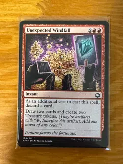 Unexpected Windfall - Adventure in the Forgotten Realms AFR - MTG - Image 1