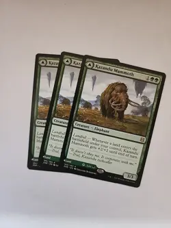 3X Kazandu Mammoth Kazandu Valley (189) Zendikar Rising ZNR MTG Magic - Image 1