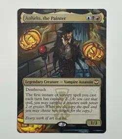 Anhelo, The Painter ALTER Hand Painted MTG EDH Halloween Altered Commander - Image 1
