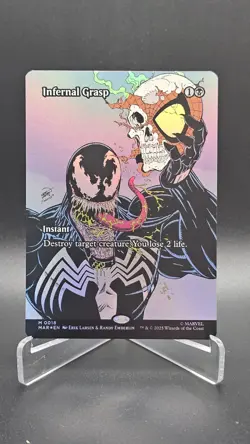 MTG Marvel Spider-Man FOIL Infernal Grasp M 0018 Magic The Gathering - Image 1