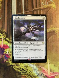 1x Shadowspear NM-Mint, English Theros Beyond Death MTG Magic - Image 1