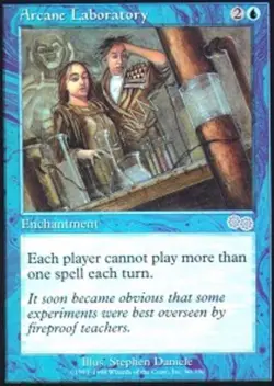 MTG - Arcane Laboratory - Urza's Saga - NM, English Magic FLAT RATE SHIP - Image 1
