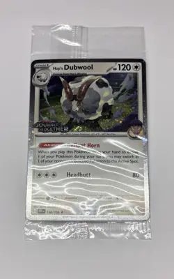 Pokemon TCG Hop's Dubwool Journey Together Best Buy Promo SWIRL 136/159 SEALED - Image 1