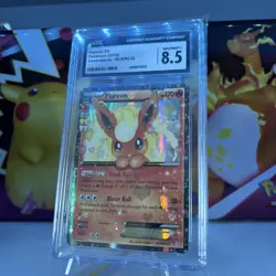 CGC 8.5 Flareon EX Generations RC6/RC32 Radiant Collection Holo Pokemon Card - Image 2