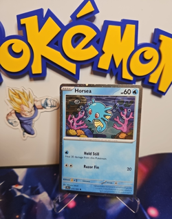 Pokemon TCG - Cosmos Holo - Shrouded Fable -Horsea 010/064 - Image 1