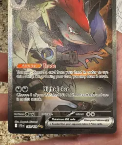 N's Zoroark ex - 185/159 - Pokemon Journey Together Special Illustration Rare NM - Image 5