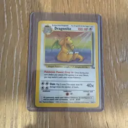 Pokemon TCG Vintage WOTC Dragonite Fossil 4/62 Unlimited Holo Rare - Image 1