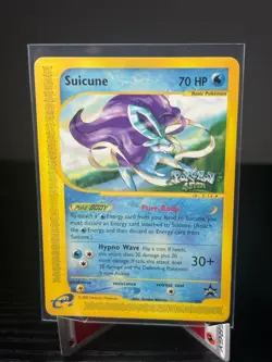 Suicune 53/53 Pokemon WotC Promo Holo - 2001 Black Star Promo - LP Condition - - Image 1