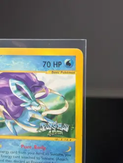 Suicune 53/53 Pokemon WotC Promo Holo - 2001 Black Star Promo - LP Condition - - Image 4