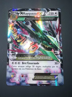 Carte Pokemon : M Rayquaza EX 76/108 XY Ciel Rugissant Francaise Tres Bon etat - Image 1