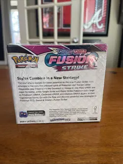 Factory Sealed Pokemon Sword and Shield Fusion Strike Booster Box - 36 packs - Image 3