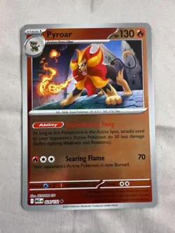Pyroar 024/132 Reverse Holo Uncommon Mega Evolution Pokemon TCG 024/132 - Image 1