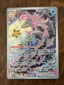 Veluza 192/182 Pokemon TCG SV04 Paradox Rift Illustration Rare Near Mint/ Better - Image 1