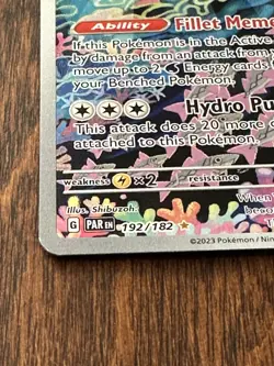 Veluza 192/182 Pokemon TCG SV04 Paradox Rift Illustration Rare Near Mint/ Better - Image 3