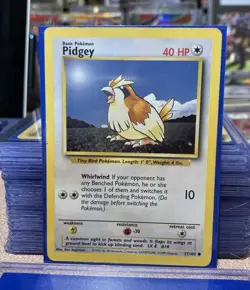 Pokemon 🔥TCG Pidgey Base Set 57/102 Regular 1st Edition Common 🔥 - Image 1
