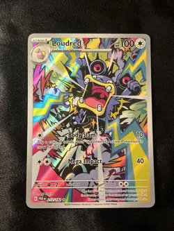 Loudred - 212/182 Illustration Rare Pokemon TCG SV04: Paradox Rift NM - Image 1