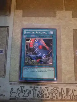 YUGIOH TCG LIMITER REMOVAL PSV-064 SUPER UNLIMITED EDITION LP 1996 - Image 1