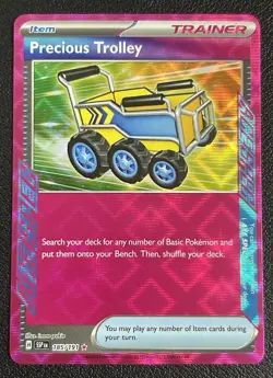 Precious Trolley 185/191 Surging Sparks ACE SPEC Rare Pokemon TCG Card NM - Image 1