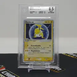 BGS 8.5 NM-MT+ Raichu ex #98/100 EX Tempesta di Sabbia Italiano Pokemon Cards - Image 1