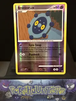 Pokemon Card Bronzor 55/100 Reverse Holo Stormfront Near Mint - Image 1