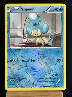Pokemon Card Panpour 28/99 Next Destinies Reverse Holo Near Mint - Image 1