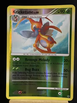Pokemon Card Kricketune 32/127 Reverse Holo Platinum Base Set Excellent To NM - Image 1
